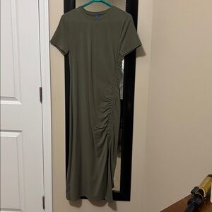 Old Navy Olive Long Sleeve Dress